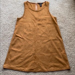 Forever 21 Camel Faux Suede Dress
